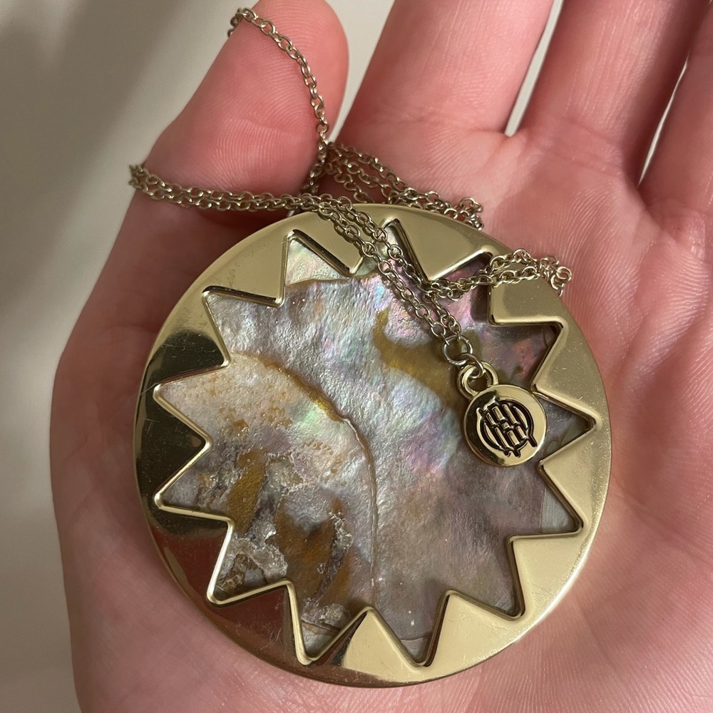 House of Harlow Gold Sunburst Necklace